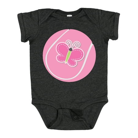 

Inktastic Tennis Pink Ball Gift Baby Girl Bodysuit