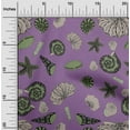 thumbnail image 2 of oneOone Viscose Chiffon Medium Purple Fabric Sea Sewing Craft Projects Fabric Prints By Yard 42 Inch Wide, 2 of 4