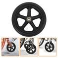 thumbnail image 1 of BESTYASH Roue avant Universelle pour Fauteuil Roulant Noir PVC Résistant à l'Usure 4 Pcs, 1 of 7