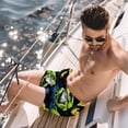 thumbnail image 2 of luoweisi Men's Beach Shorts Quick Dry Swim Trunks with Mesh Lining Frog L, 2 of 5