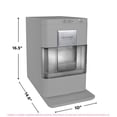 thumbnail image 6 of Frigidaire Gallery 44 lbs. Nugget Ice Maker, Self-Cleaning Countertop Soft Pellet Ice Machine with Touchscreen Controls, Stainless Steel Grey, 6 of 11