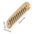 thumbnail image 4 of Peine de Armónica NikouMX Aleación de Aluminio Dorado, 4 of 7