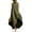 Army Green, variant on Women's Half-Zip High Neck Maxi Dress, Sleeveless Asymmetrical High-Low Summer Long Dress, Casual Loose Fit Flowy Kaftan