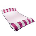 thumbnail image 3 of Lot de 2 Hamac Flottant Gonflable pour Piscine Chaise Longue Rose+marine, 3 of 5