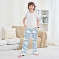 thumbnail image 6 of Clouds Floating in The Sky Pajama Pants Soft and Lightweight Elastic Waistband Pajama Pants, 6 of 8