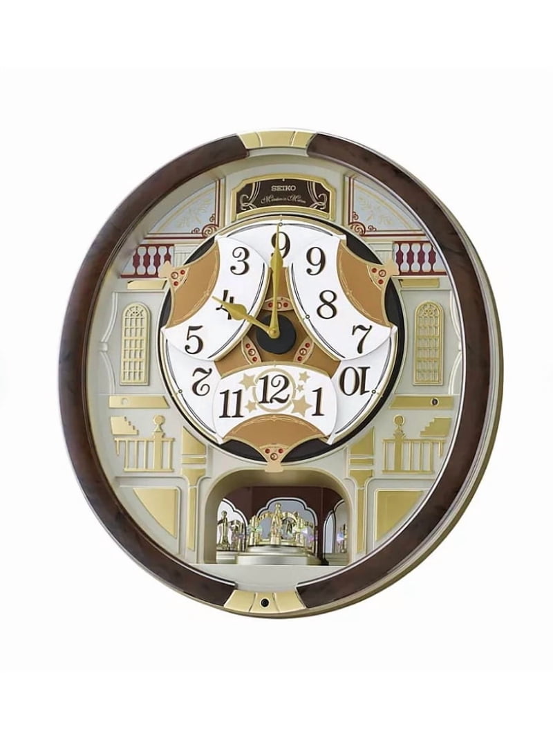 【海外限定・美品】SEIKO からくり時計 Melodies in Motion Seiko, Melodies in Motion 2024 Musical Wall Clock, Limited Edition