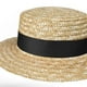 thumbnail image 4 of Sombreros de mujer de color sólido de moda lindo sombrero de sol con lazo sombrero de pescador sombrero de playa sombrero de poliéster para mujer, 4 of 5