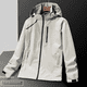 thumbnail image 2 of Chaqueta de pareja transpirable impermeable a prueba de viento de una sola capa para deportes al aire libre para hombres de ropa de asalto, 2 of 6