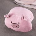 thumbnail image 2 of Plush Portable Hand Warmer Safe and Reliable Household Warm Items Pillow with Hand Warmer (Pink Pig), 2 of 3