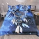 thumbnail image 1 of Juego de Cama Nativo Americano 3D Atrapasueños Azul LT10, 1 of 5