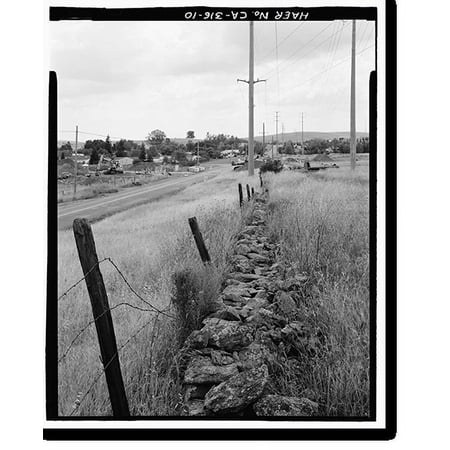Historic Print, Placerville Road, White Rock Road between Clarksville & White Rock, El Dorado Hills, El Dorado County, CA - 10, 16" x 20"