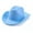 Blue, variant on Nrmvnmi Western Cowboy & Cowgirl Hat Set Plain Felt Wide Brimmed Felt Cowgirl Party Hat Solid Color Hat With Drawstring For Men Women Clothes Party