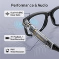 thumbnail image 2 of Gafas inteligentes MNVOEQ con cámara 4K y audio Bluetooth con IA, 2 of 9