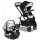 thumbnail image 1 of Britax Willow Brook S+ Baby Travel System, Infant Car Seat and Stroller Combo with Alpine Base, ClickTight Technology, SafeWash Insert and Cover, Glacier Onyx, 1 of 5