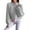 Grey, variant on Turtleneck Sweatshirt Tunic Sweatshirt Casual Long Sleeve Pullover Sweaters Crew Neck Oversized Ribbed Knit Fall Winter Sweater Solid Sweatshirt Running Sweatshirts Tunic Sweater Black L
