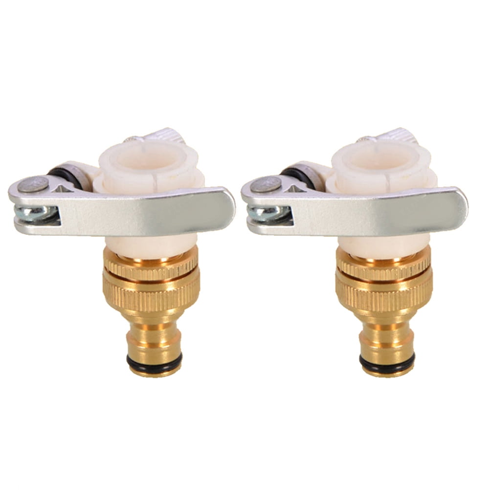 Adaptateur Tuyau Arrosage Robinet Pinsheng 10 Pcs Connecteurs De Robinet De Tuyau D'arrosage 3/4 '' And 1/2 '' BSP 2in1 Plastique Nez De Robinet D'arrosage à Visser Adapter Raccord De Connecteur De