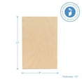 thumbnail image 5 of Baltic Birch Plywood 8 x 12 x 1/2 Inch - 12 mm Craft Wood, Pack of 12 B/BB Grade, Stronger Than Basswood Sheets or Balsa Wood, Perfect for Laser, CNC Cutting, Wood Shelves, by Woodpeckers, 5 of 7
