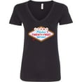 thumbnail image 3 of Inktastic Las Vegas 21st Birthday Women's V-Neck T-Shirt, 3 of 5