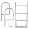 thumbnail image 3 of RecPro Marine 4 Step Stationary Straight Boat Dock Ladder 20" Wide, 3 of 9