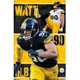 thumbnail image 4 of NFL Pittsburgh Steelers - T.J. Watt 24 Wall Poster with Push Pins, 14.725" x 22.375", 4 of 4