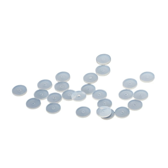 YIEMEEN 100pcs Silicone Earring Stopper Practical Earlobe Support Stabilizer Disc Pads