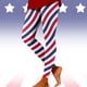 thumbnail image 1 of WILLBEST Leggings de Yoga Con Estampado A Cuadros Del Día de La Independencia Para Mujer, Pantalones de Entrenamiento de Levantamiento de Pesas, Cintura Alta, Elásticos, Cómodos, Para Fitness Mediana, 1 of 4