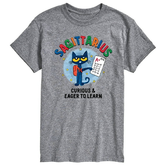 Pete The Cat - Sagittarius - Men's Short Sleeve Graphic T-Shirt