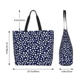 thumbnail image 5 of Kdxio Daisies Flowers Casual Tote Bags Women Big Capacity Shoulder Bag for Women Travel Shoulder Bags Handbags, 5 of 8