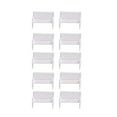 thumbnail image 3 of BUYISI Plastic Mini Park Chairs Set Of 10 Or 100 For Craft Projects And Displays S 10Pcs, 3 of 5