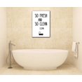thumbnail image 2 of wall26 - Bathroom Canvas Wall Art - So Fresh and So Clean Clean - Gallery Wrap Modern Home Art | Ready to Hang - 32x48 inches, 2 of 3