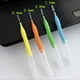 thumbnail image 4 of KAIYANG Cepillos interdentales Limpiadores entre dientes Herramienta de limpieza dental Palillo de hilo dental portátil 10 piezas Rosa, 4 of 5