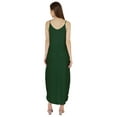 thumbnail image 4 of Inkmeso Robe d'Été Unie Aguichant pour Femmes à Bretelles Spaghetti Décontractée de Plage et de Villégiature Robe Maxi, 4 of 7