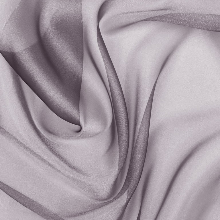 White Silk Organza Fabric For Interior Home Decor, Dressmaking, Drapery