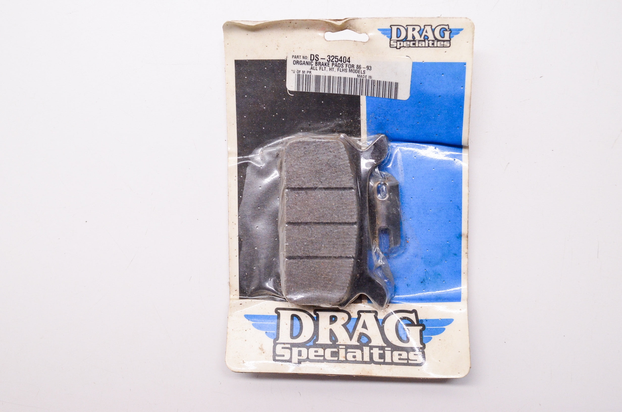 Drag Specialties DS325404 Organic Brake Pad Harley Davidson FLT HT
