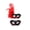 A005- Red, variant on Blue Masquerade Mask for Couples, 2 Pack Venetian Masquerade Masks, Halloween Masquerade Masks for Party Prom Mardi Gras Events