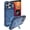 Cobalt Horizon Blue, variant on ZAGG Rainier Case with Kickstand for iPhone 17 Pro Max - Red Black Cherry Graphene 22ft (7m) Drop Protection Lanyard Attach Points MagSafe Wireless Charging Compatible Phone Case