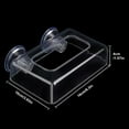 thumbnail image 3 of Clearance! Aquarium Fish Feeder Acrylic Dispenser Wide Feeding Ring Tool Floating Flake Fodder Holder Clear Sturdy Design Excellent Durability Acrylic Material, 3 of 8