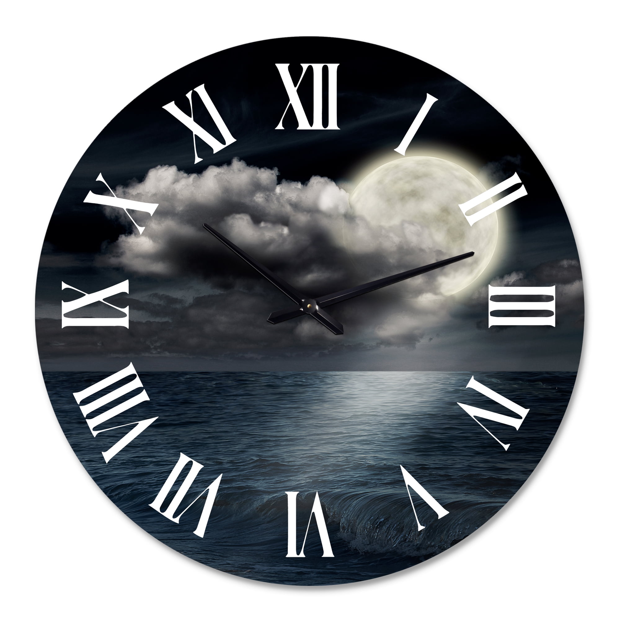 Designart 1 in Coastal Wall Clock