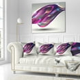 thumbnail image 3 of Designart Purple Associative Illustration - Contemporary Throw Pillow - 16x16, 3 of 5