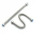 thumbnail image 3 of G1/2" Stainless Steel Corrugated Supply Hose Water Heater Connector Plumbing Pipe Hose Tube Thickened Extendable Hose Tube, 3 of 10
