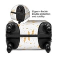 thumbnail image 4 of Qekee Wheat Elastic Luggage Cover, Double-sided Print, Invisible Zipper, for Travel, Business, Daily - X-Large, 4 of 9