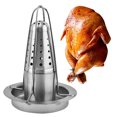 thumbnail image 4 of Soporte para Asado Pollo Rejilla Asador Acero Inoxidable Camping Picnic, 4 of 9