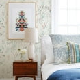 thumbnail image 3 of Brewster Mariko Blue Botanical Paste The Wall Non Woven Wallpaper, 20.5-in by 33-ft, 56.4 sq. ft., 3 of 4