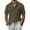 Dark Green, variant on Mens Shirts Summer Beach Short Sleeve Lightweight Button Down Blouses Casual Loose Spread Collar T-Shirt,Dark Green L