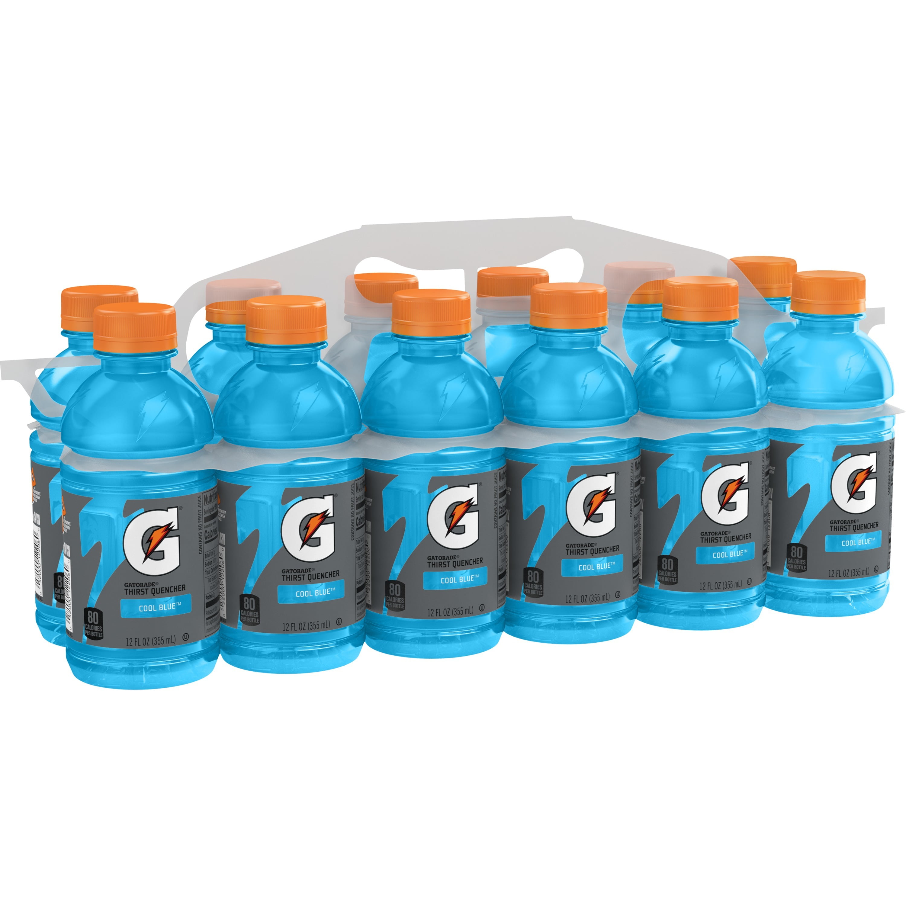Gatorade Cool Blue Thirst Quencher Sports Drink, 12 oz, 12 Pack Bottles