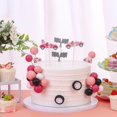 thumbnail image 4 of Race Car Birthday Cake Decorations for Girls - Pink Car and Wheel Racing Cake Toppers Ball Dessert Picks, Vintage Race Car Theme Birthday Baby Shower Party Supplies, 4 of 6