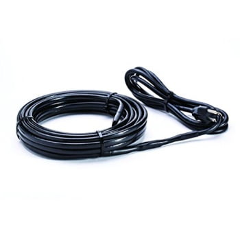 Gutter Heating Cable - md building 64469 30ft. roof and gutter heating cable, black