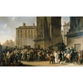 thumbnail image 2 of Louis Léopold Boilly 14x10 Black Ornate Wood Framed Double Matted Museum Art Print Titled: Conscripts of 1807 Parading in Front of the Porte Saint-Denis (1808), 2 of 5