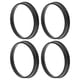 thumbnail image 1 of Anillos de centrado de rueda de automóvil Unique Bargains, anillos de hub de poliacetato negro, amortiguadores de eje central, 4 piezas OD 69.6mm a ID 64.1 mm, 1 of 7