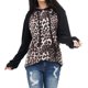 thumbnail image 4 of Jersey de moda para mujer, sudadera de manga larga con capucha y costuras en contraste Fridja  fhghd3592, 4 of 9